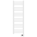 Sèche-serviette électrique, 500W, 40x120x9,2 cm, Blanc mat, Châtelet