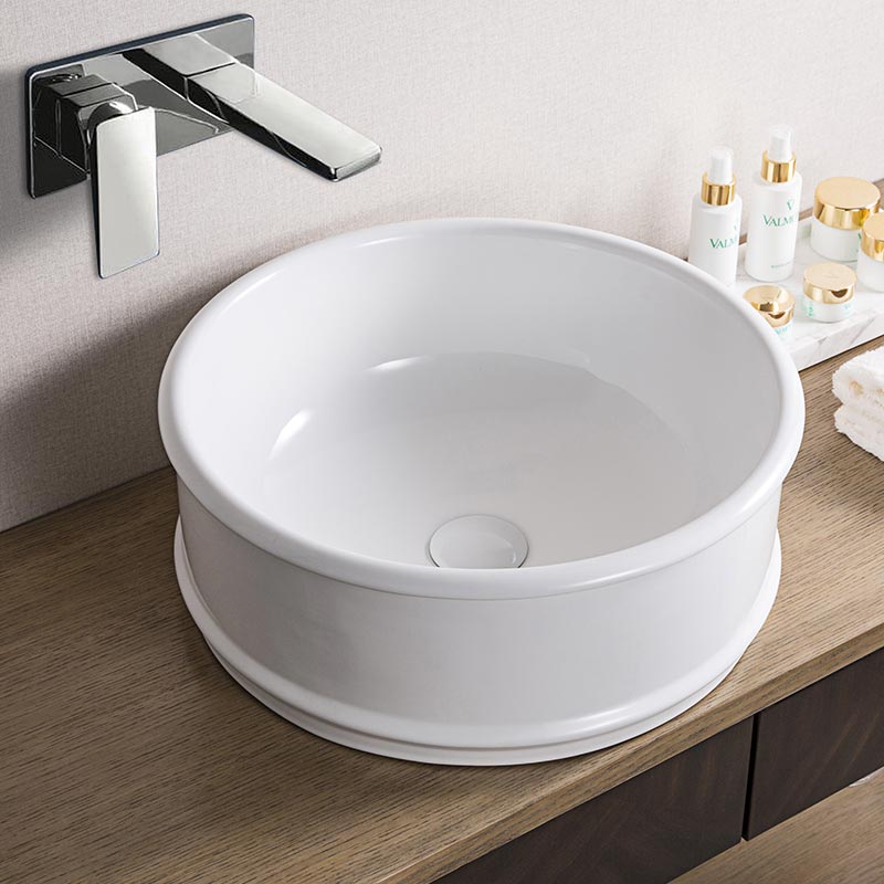 Vasque à poser en céramique, blanc - Ø45 cm - Classica