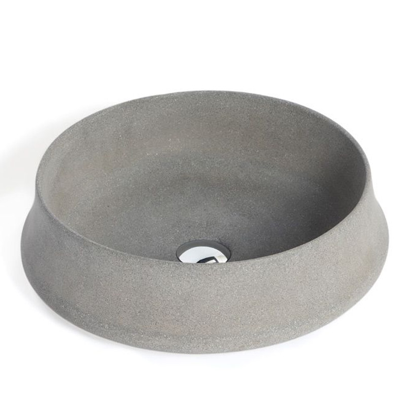 Vasque béton, 39 cm, gris anthracite, Greece