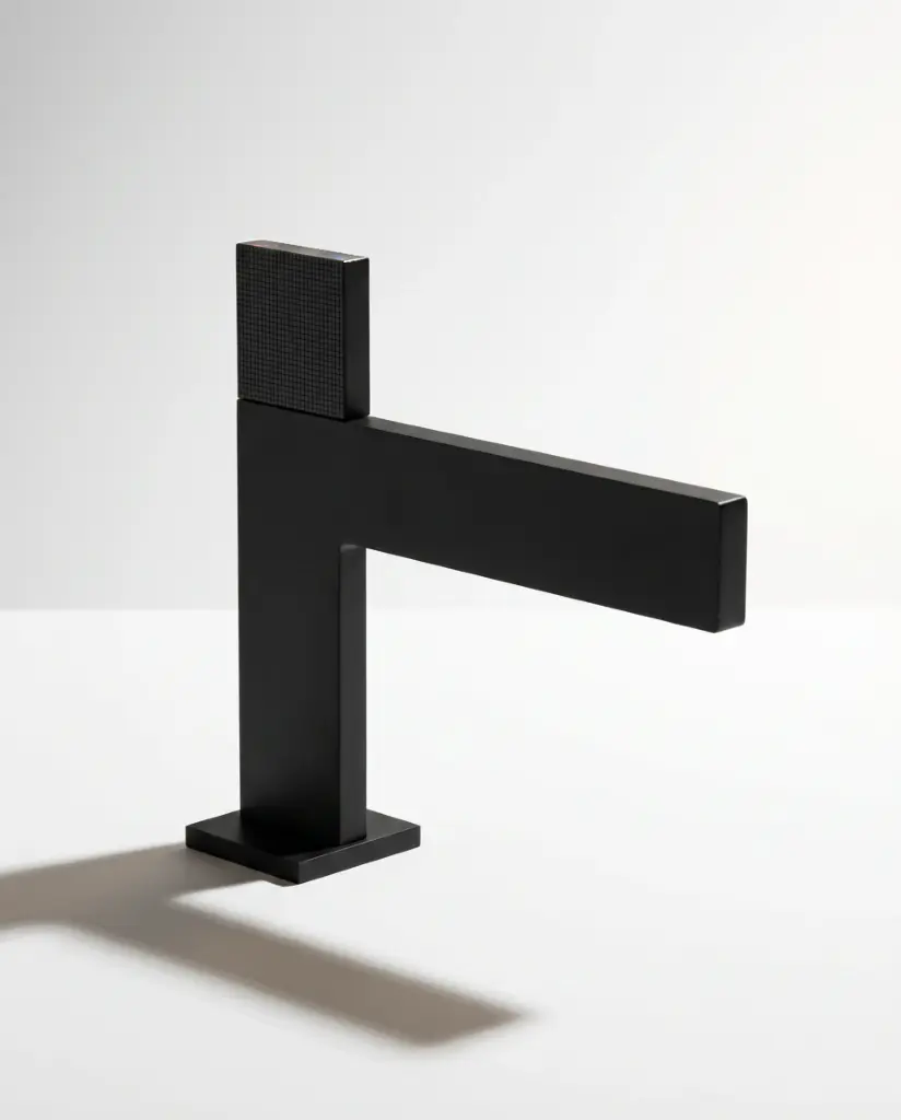 Robinet mitigeur lavabo, noir mat, Slim, Concorde