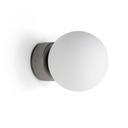 Applique murale 18 cm nickel mat, Circle