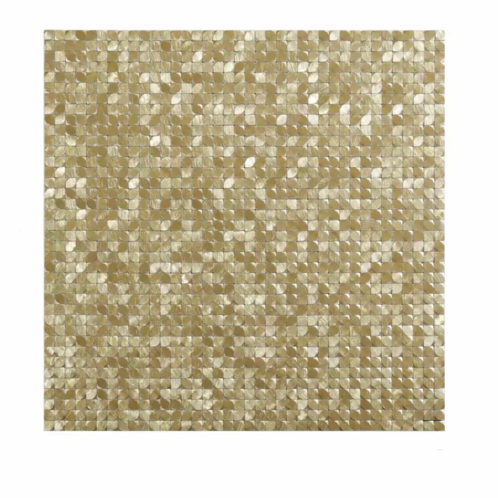 Mosaïque 30x30x3 Fractal Gold, Adhésive, Prix des 4 pièces