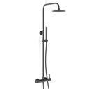 Colonne de douche mitigeur en inox gris anthracite, Châtelet III