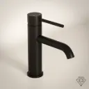 Robinet mitigeur lavabo noir brossé, Châtelet