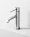 Mitigeur lavabo inox brossé, Châtelet