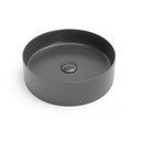 Vasque à poser, 35.2x11.2 cm, Gris foncé mat, Art