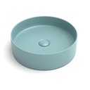 Vasque à poser, 39,4x11,5 cm, Vert d'eau mat, Art