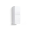 Demi-colonne de rangement suspendue 2 portes, Blanc Brillant, Caruso