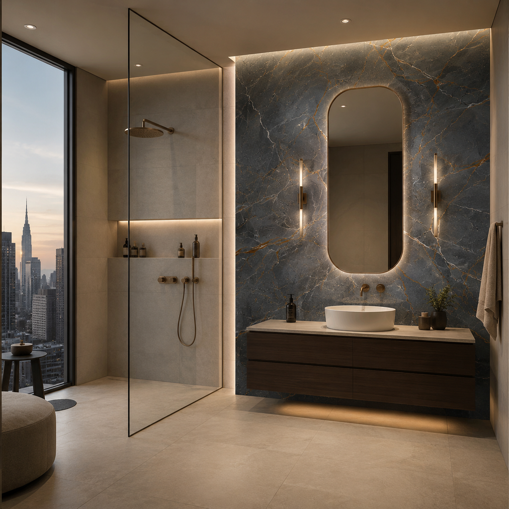 Carrelage sol et mur 60x120 cm Vanity Pearl