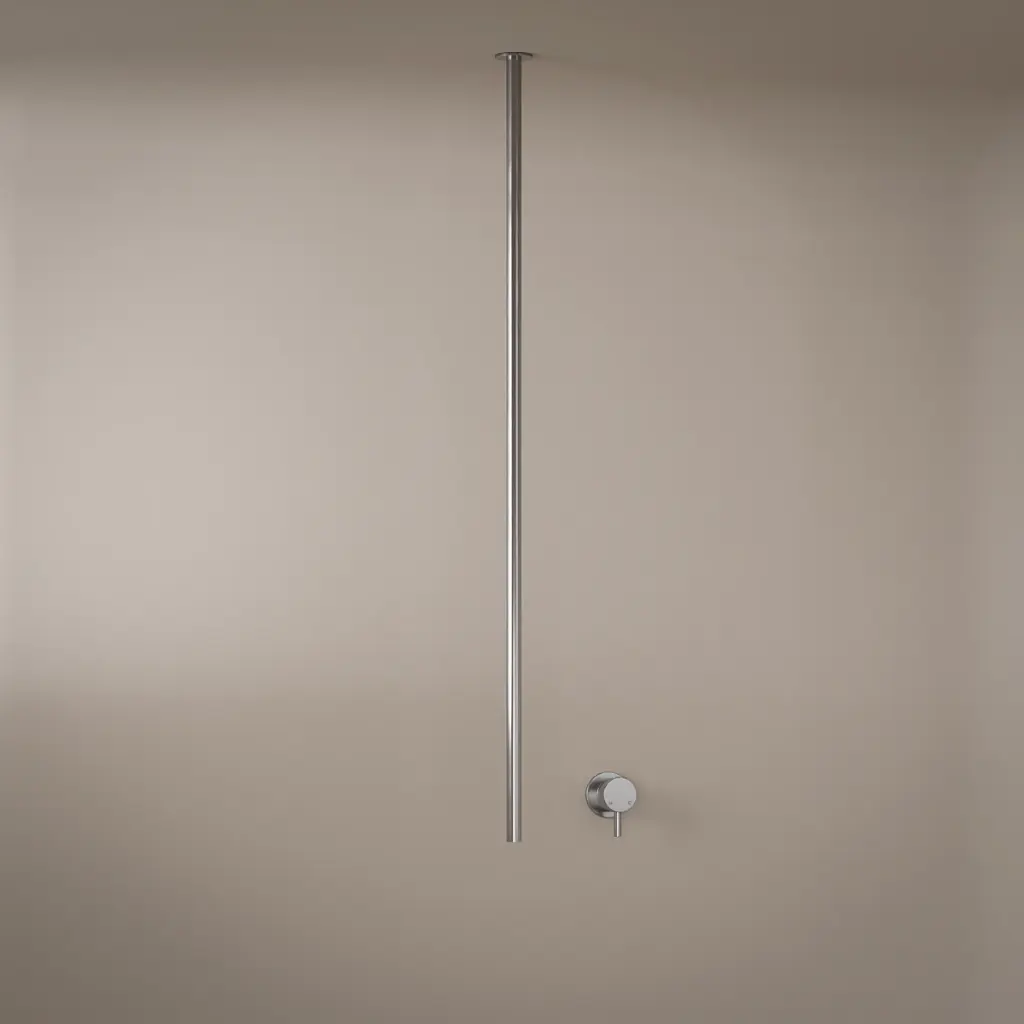 Mitigeur lavabo plafond, inox brossé, Châtelet