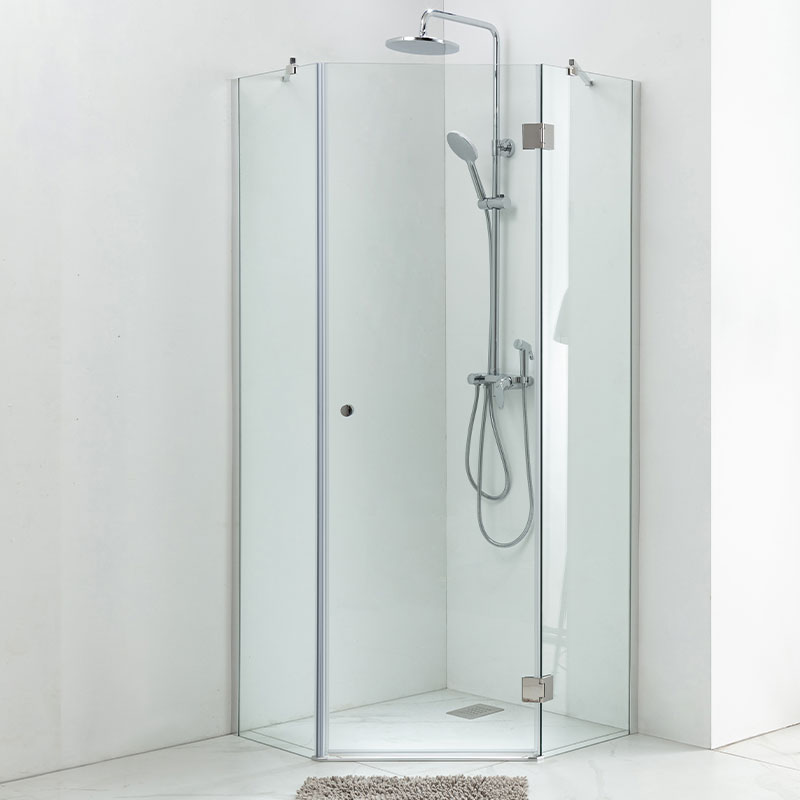 Cabine de douche pentagonale, 90x90 cm, Penta