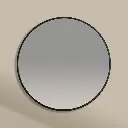 Miroir Rond 60cm, Noir mat, Châtelet2