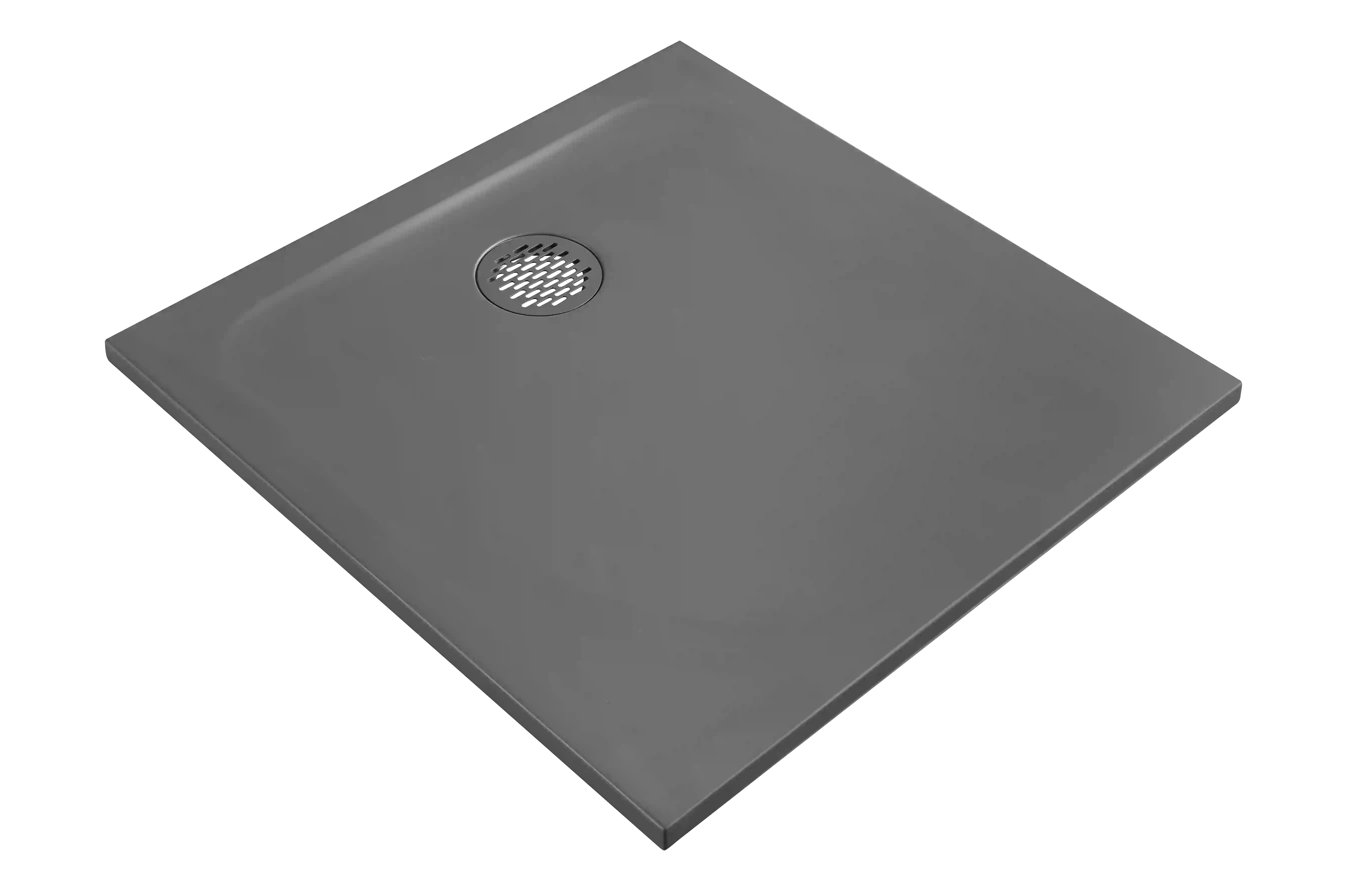 Receveur de douche résine minérale noir 70 cm - Cotton