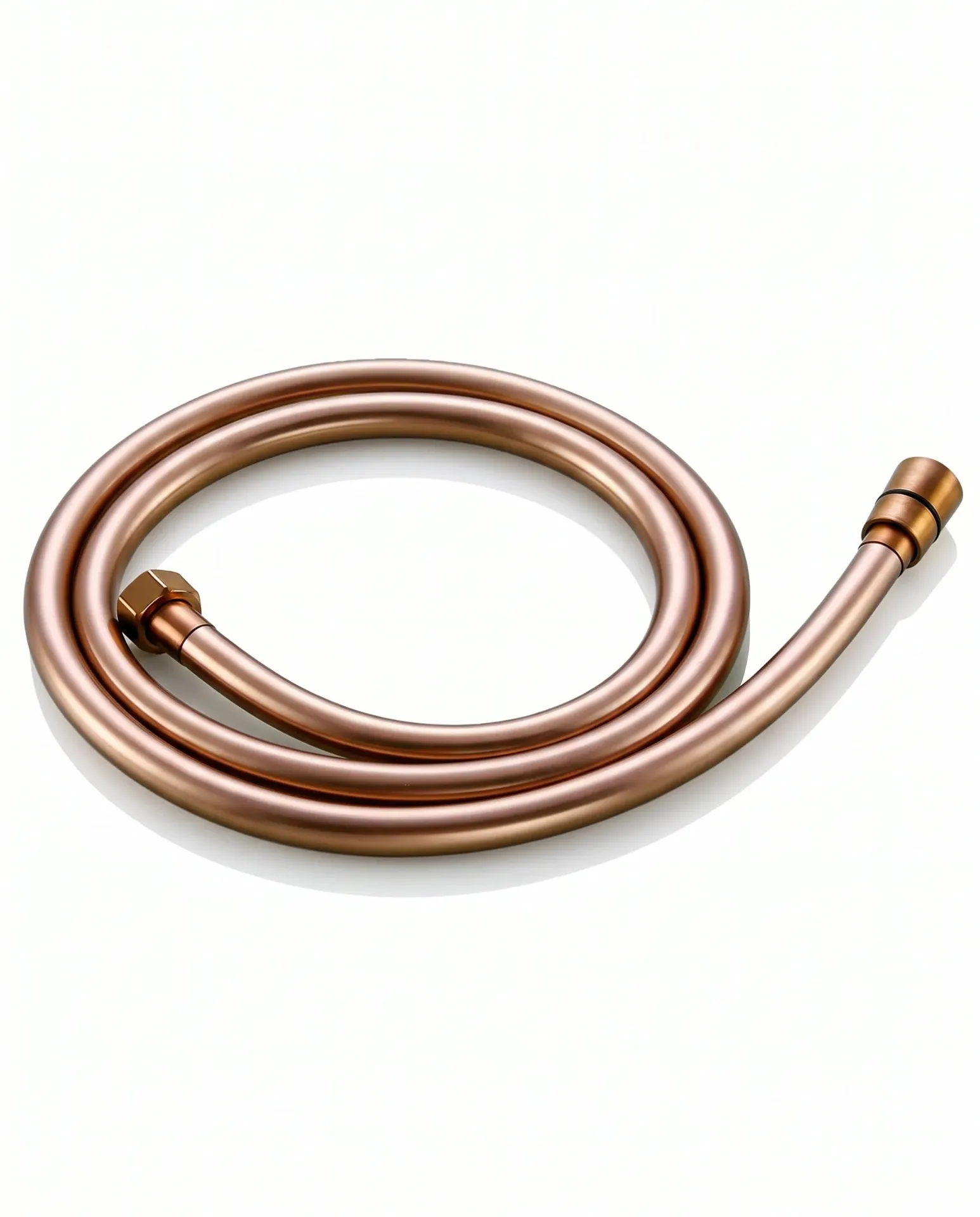 Flexible de douche PVC, finition doré rose fonçé, 150 cm