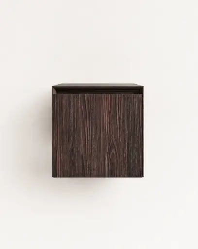 Meuble complémentaire suspendu bois noyer, 40cm , Léman