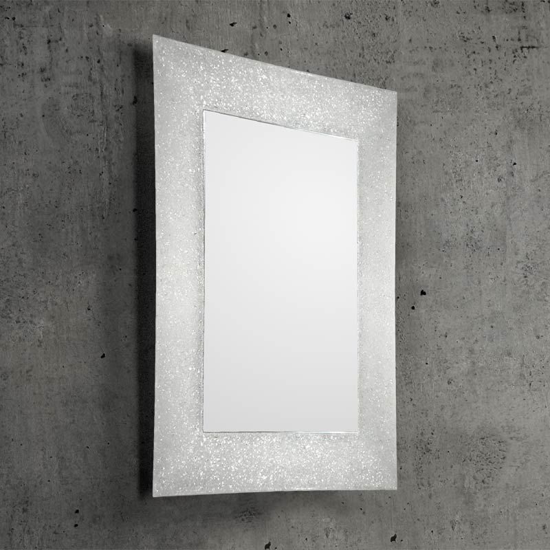 Constance, miroir salle de bain 98x70 cm, verre transparent