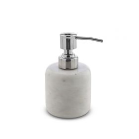 Distributeur de savon en marbre blanc, Compact