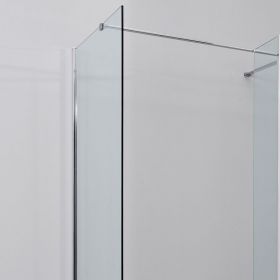Paroi de douche fixe avec retour, réglable de 150 à 190 x 90cm cm, Altea - image 2