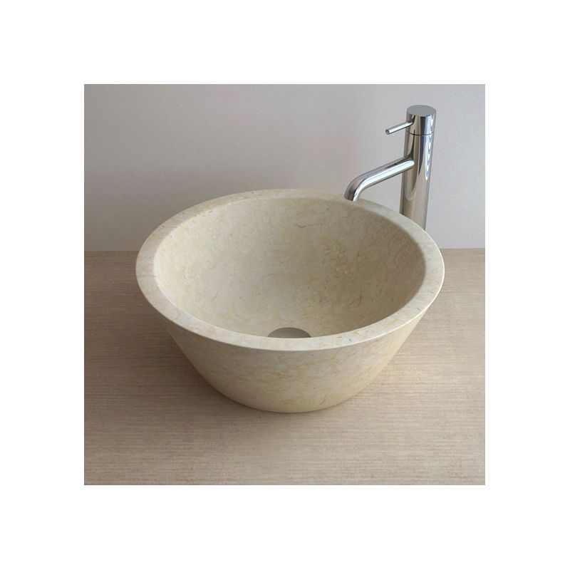 Vasque à poser Round Botticino 410x160 mm