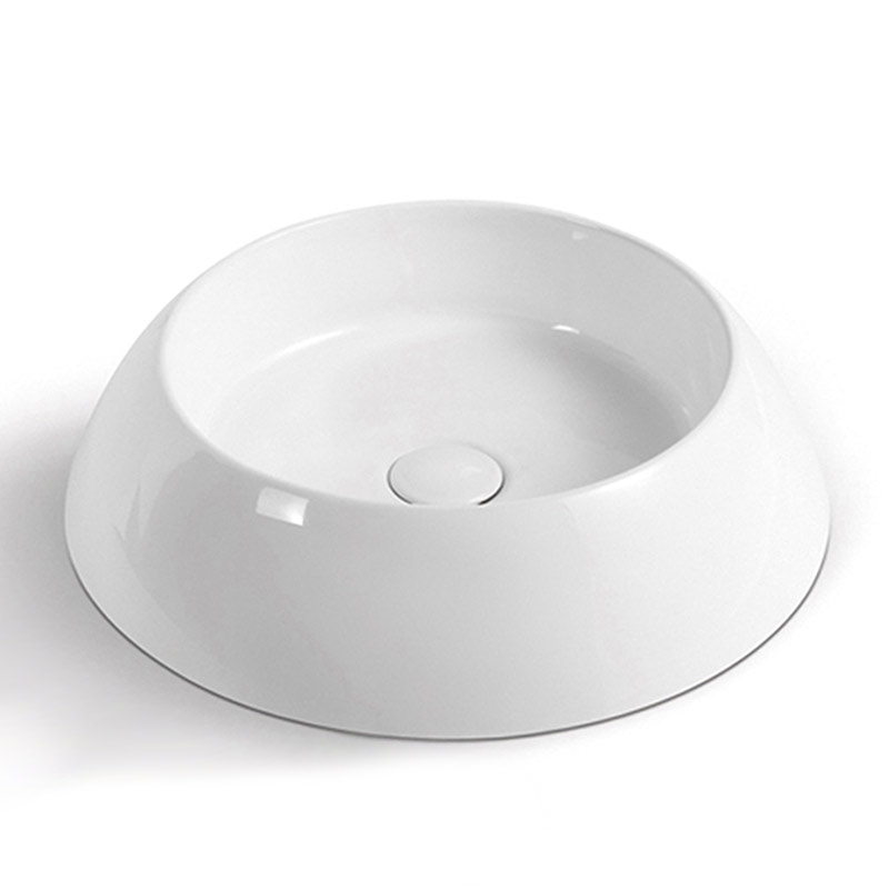 Vasque à poser en céramique blanche - Ø46cm, Harmony