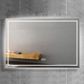 Miroir 80x60, 100x60 ou 120x60 cm biseauté LED, Class - image 2
