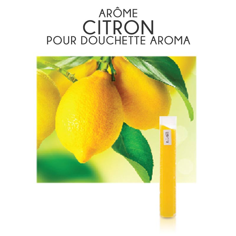 Filtre arôme Citron + Vitamine C pour douchette Aroma (boîte de 3)