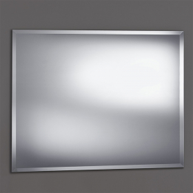 Miroir salle de bain biseauté, 100x80 cm, Reflect