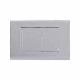 Plaque de déclenchement carrée compatible avec bâti-support Geberit, Chromé