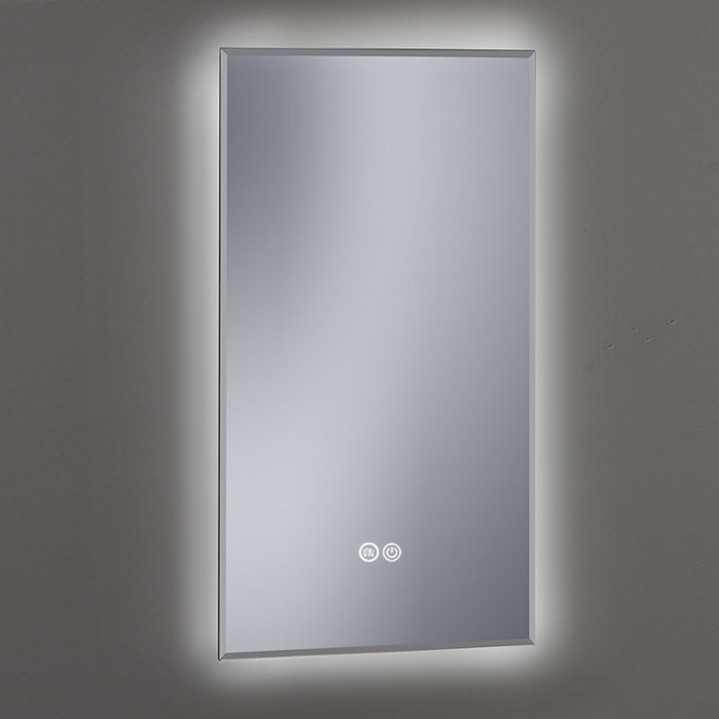 Miroir rétro-éclairant LED, anti-buée, 40x70 cm, Pure