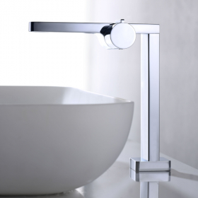 Robinet mitigeur lavabo surélevé chromé, Carrousel - image 2