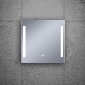 Miroir éclairant LED, 80x80 cm, Luce