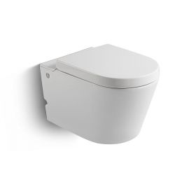 WC suspendu ne nécessitant pas de réservoir + abattant + bâti-support, W1.0 - image 2