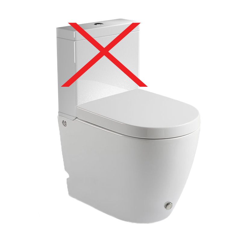 WC à poser ne nécessitant pas de réservoir + abattant, W3.0