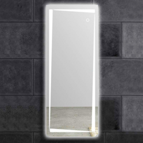 Miroir lumineux LED en pied, 50x150 cm, Dress