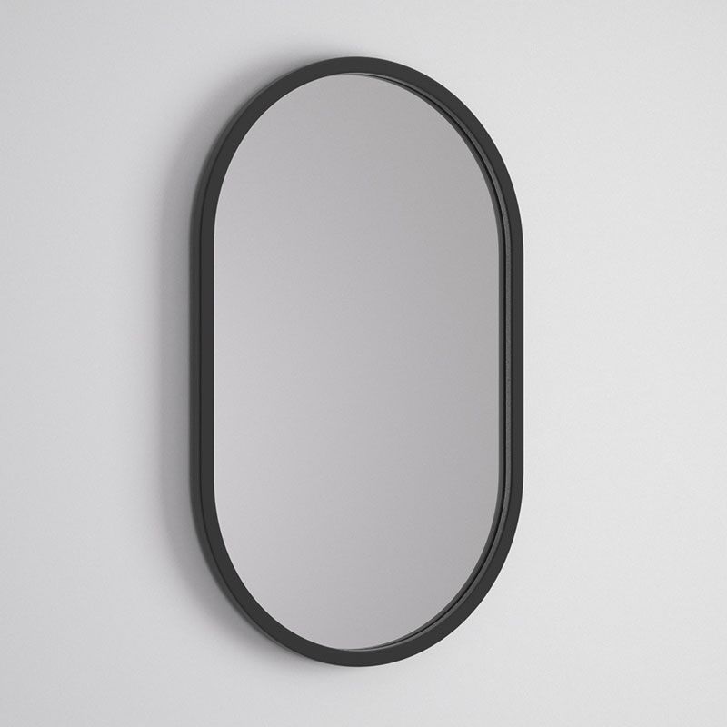 Miroir 50 x 80 cm avec cadre laqué noir mat, Cerdeña - image 2