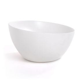 Vasque à poser 41 x 37 cm ronde, céramique, Blanc mat, made in France, Desvres - image 2