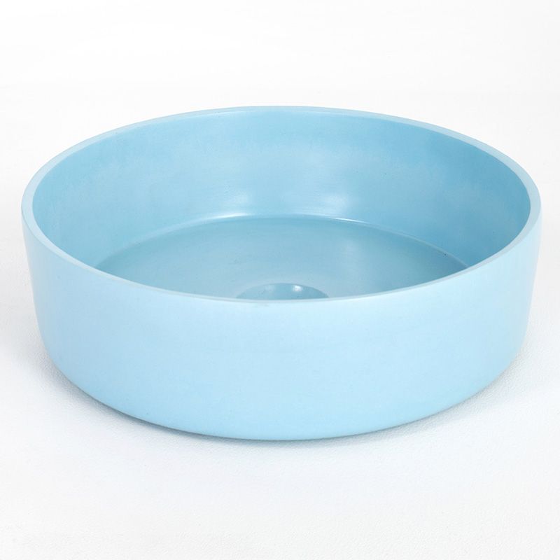 Vasque béton, 36 cm, bleu ciel, Boya