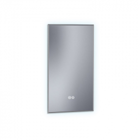 Miroir 40x70 cm rétro-éclairant LED, anti-buée, Pure