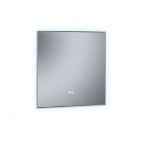 Miroir 80x80 cm rétro-éclairant LED, anti-buée, Pure