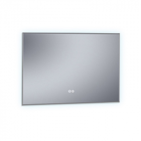 Miroir rétro-éclairant LED, anti-buée, 100x80 cm, Pure