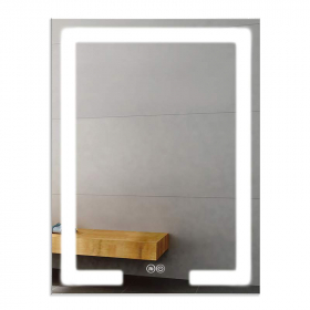 Miroir 60x80 cm éclairant rectangulaire, Deco-Light