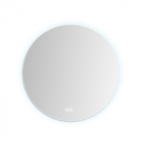 Miroir Ø60 cm lumineux LED, salle de bain rond, antibuée, Roundy