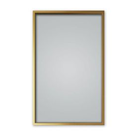 Miroir rectangulaire l.50 x H.80 cm en métal finition laiton, Cuadro 3