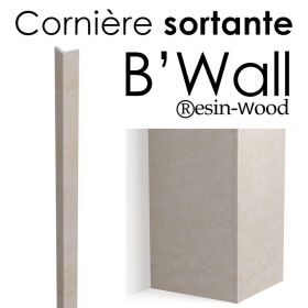 Cornière sortante pour B'Wall ®esin-Wood, marbre beige