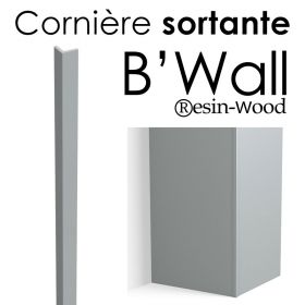 Cornière sortante pour B'Wall ®esin-Wood, gris clair