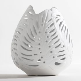 Vase en céramique, ajouré, Blanc - image 2