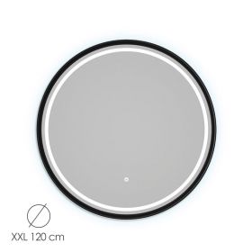 Miroir rond XXL Ø120 cm lumineux avec éclairage LED, Caicos
