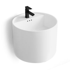 Lave-mains Ø45 cm, blanc mat, céramique, Rondo