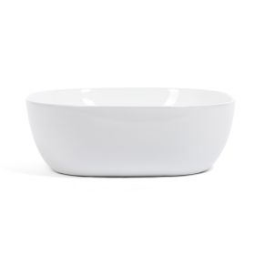 Obi, Vasque Céramique, Blanc Brillant, 42.5x42.5x14CM - image 2