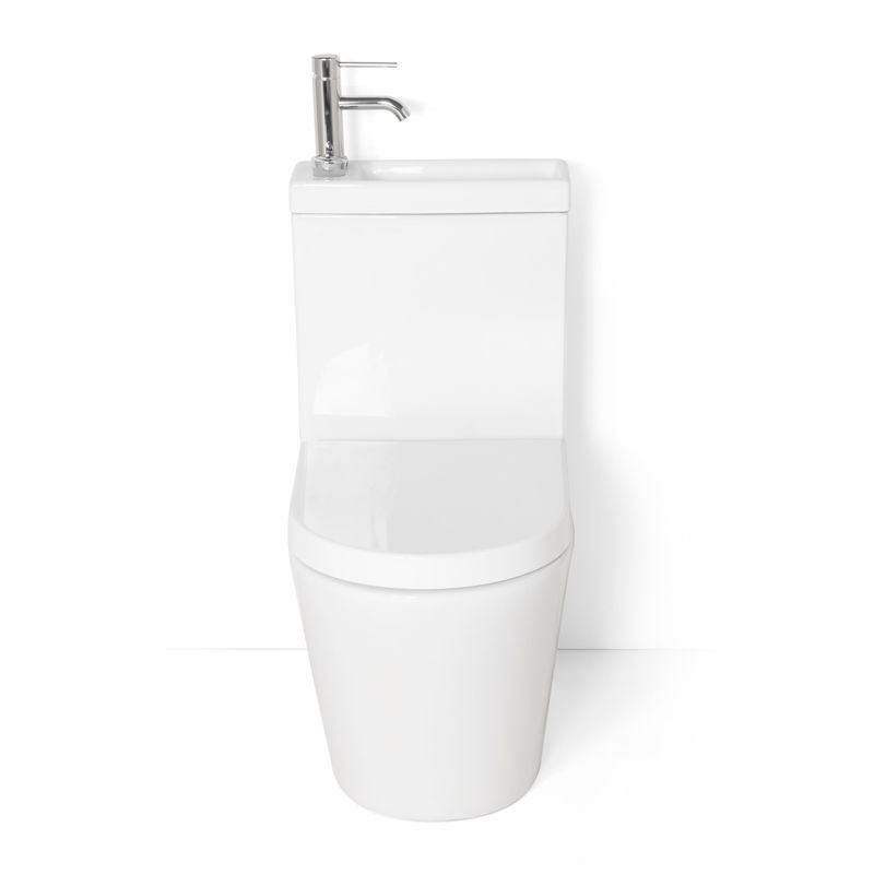 WC à poser avec lave-mains intégré et robinet mitigeur, Integral 2 - image 2
